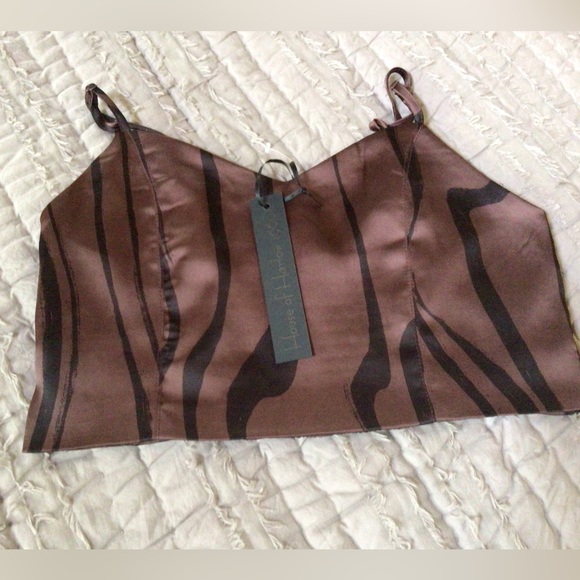House of Harlow 1960 Tops - House of Harlow zebra print cami, New